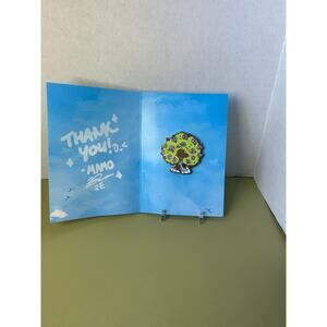 Mamobot Pin Club March 2018 Mother Earth Pin Flower Bush Hair